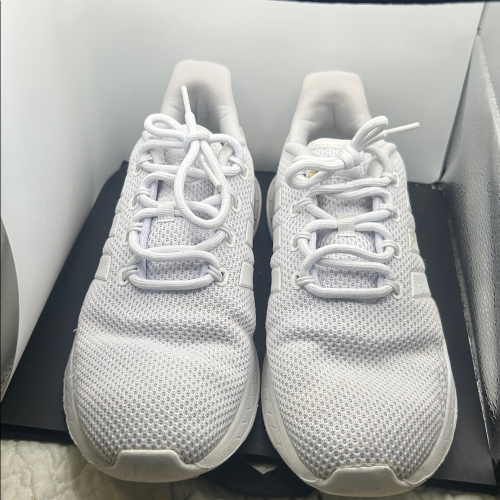 Men’s adidas White Questar flow NXT Knit Athletic Sneakers size 12 - Picture 5 of 5